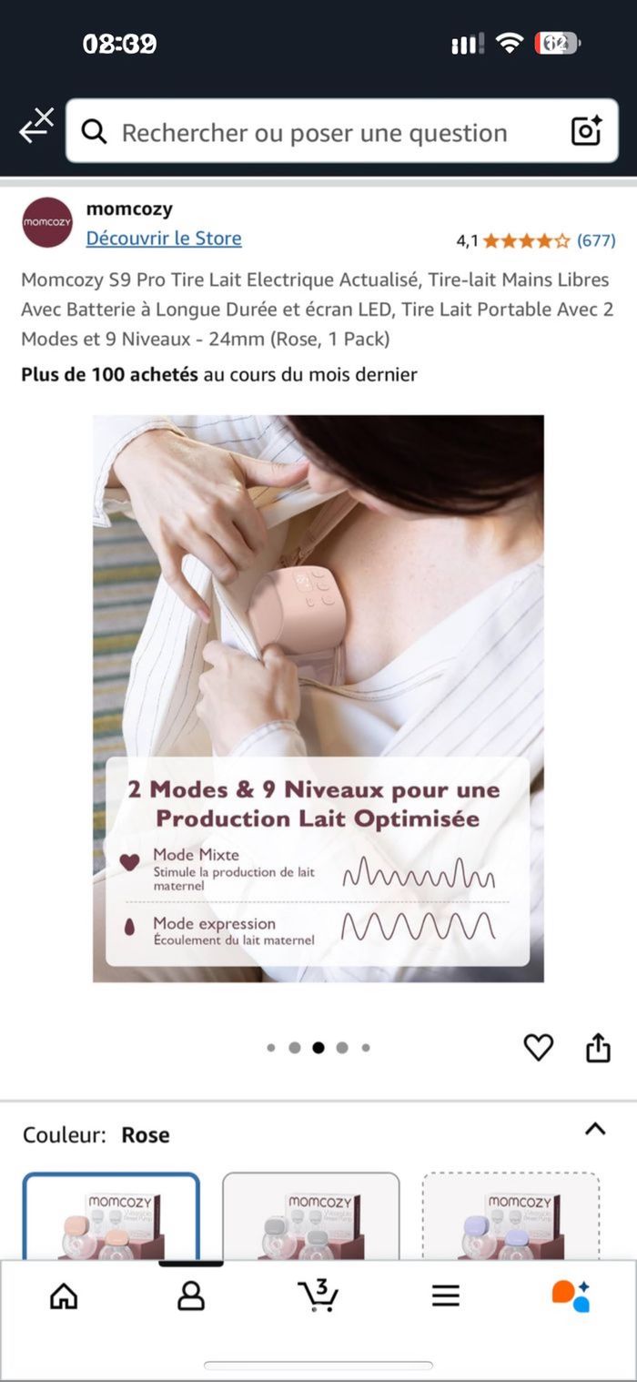 Tire lait portatifs MOMCOZY - photo numéro 4