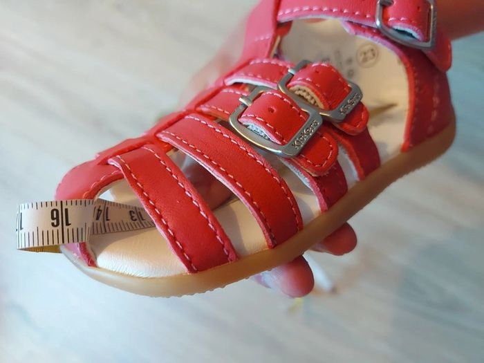 Sandales Kickers Bigfor rose 23 neuves - photo numéro 9