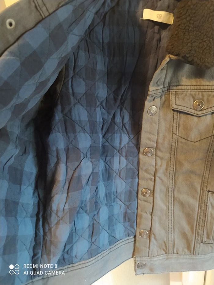 Veste en jean matelassée taille 10ans neuf la redoute - photo numéro 3