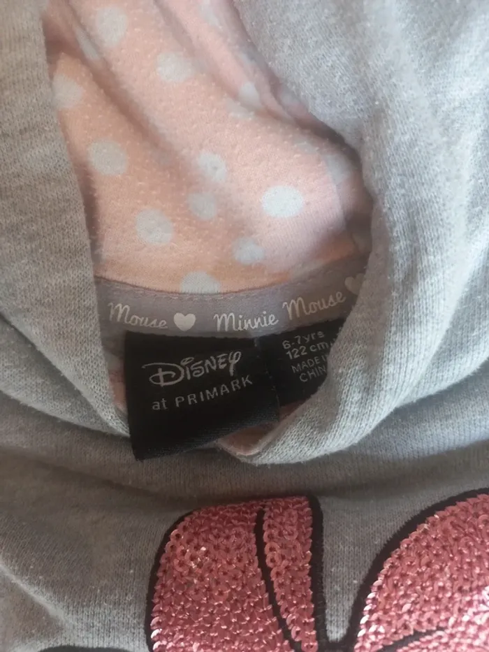Pull/sweat à capuche Minnie 6/7ans 122cm Disney-Primark - photo numéro 4