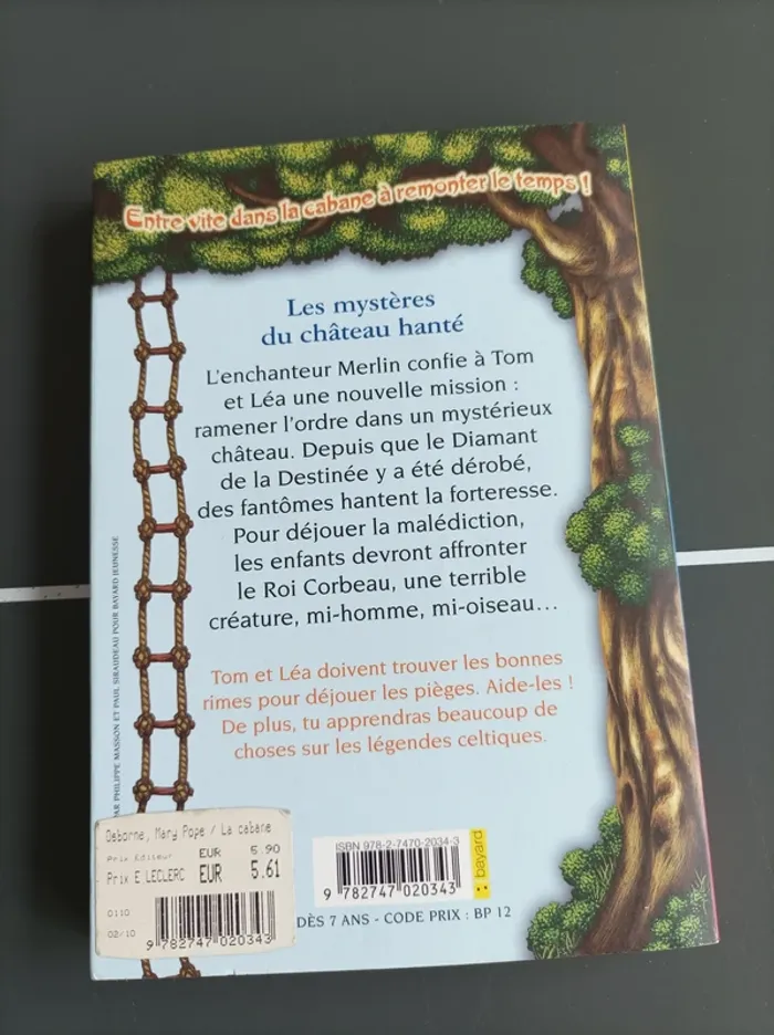 Livre enfant les mystères du château hanté La cabane magique - photo numéro 3