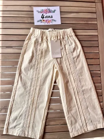 Pantalon léger jambes larges Zara 4 ans