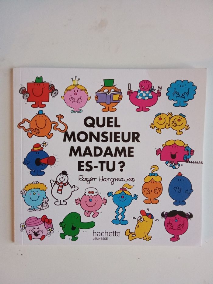 Livre d'activité Mr Mme, enfant, neuf, des 3 ans - photo numéro 1