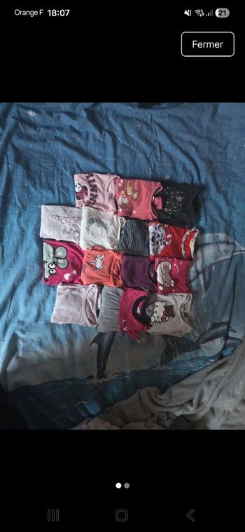 Lot tee short manche longue 3 ans