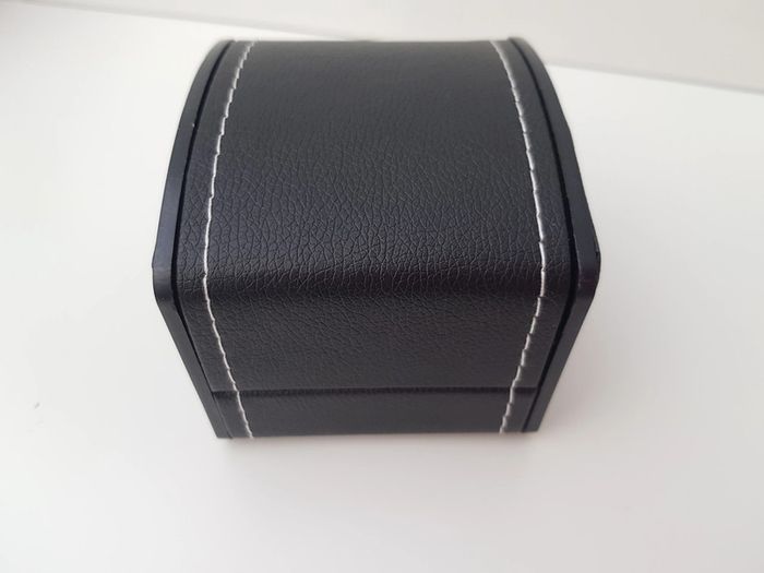 Montre Acier Noir Argenté Diamant Zirconiums Homme - photo numéro 12