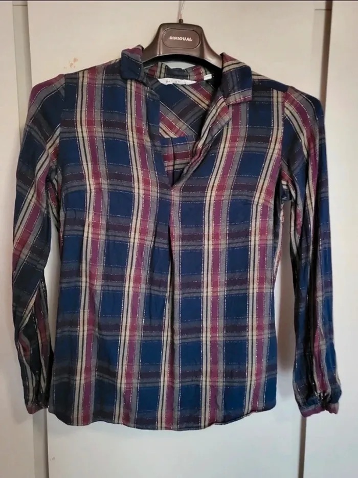 Naf Naf blouse a carreaux