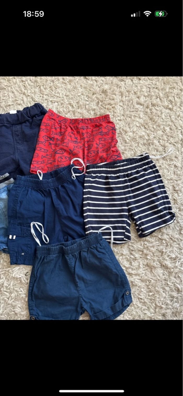 Lot de  shorts bébé garçon - photo numéro 2