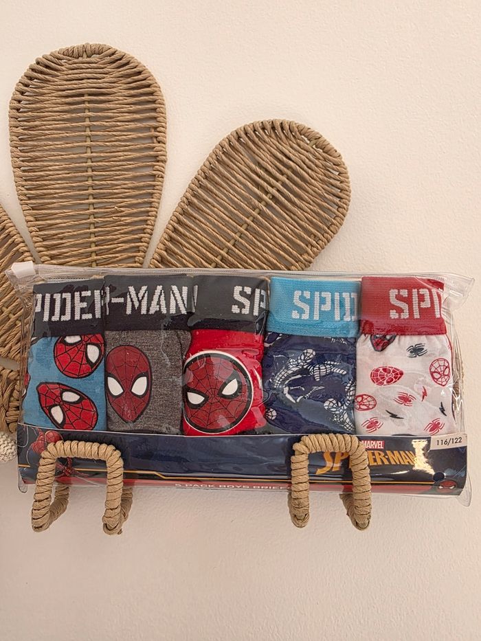 Lot de 5 Slips Spider-Man - Neuf avec Emballage - photo numéro 2