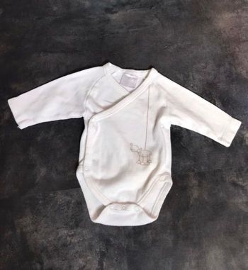 Body mouton cache Coeur naissance /1 mois