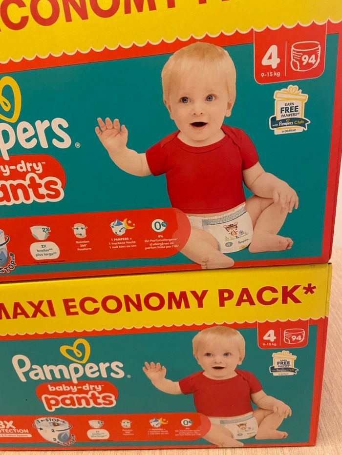 2 Maxi Packs Pampers Pants T4 - photo numéro 2