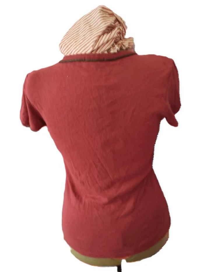 Tee shirt bordeaux Bnk Taille 42 - photo numéro 3