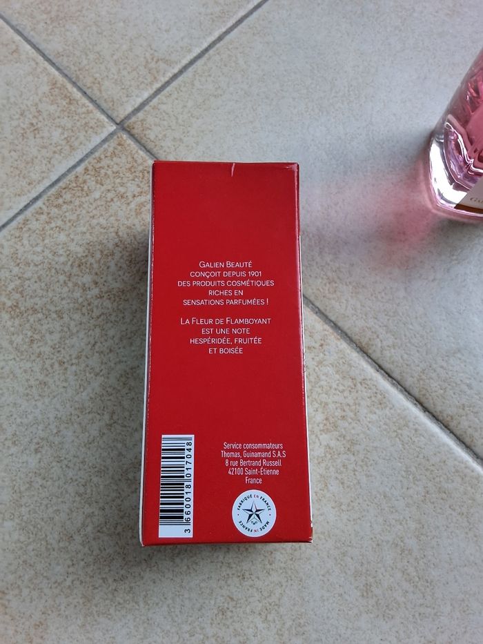 Eau de cologne Fleur de flamboyant Galien beauté neuve - photo numéro 3