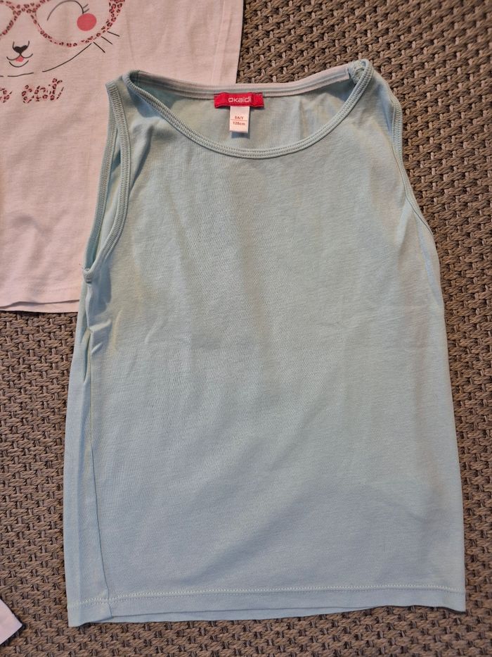 Lot de 4 Tshirts mc fille - 8 ans - photo numéro 2