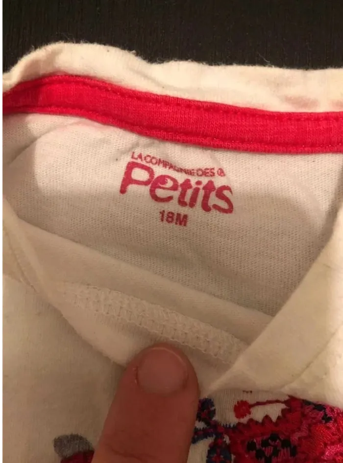 Tee shirt manches longues La compagnie des petits 18 mois - photo numéro 2