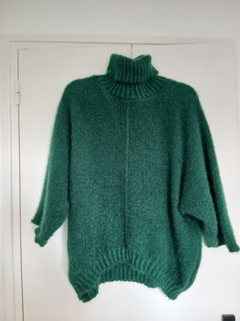 Pull col roulé femme