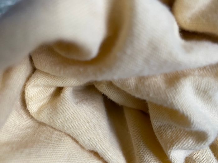 Drap housse jaune pour lit bébé 60 x 120 cm - photo numéro 2