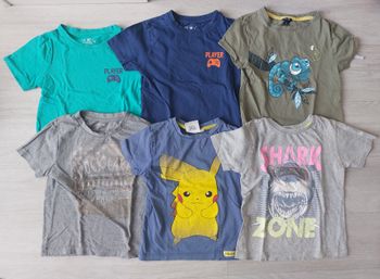 Lot de 6 t-shirts 4 ans