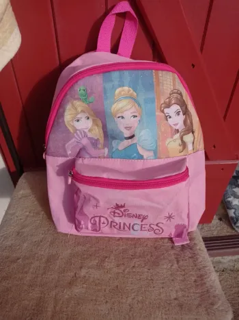 Sac à dos princesse rose