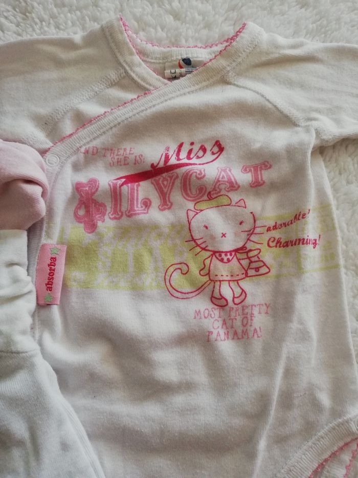 Bodies manches longues fille 1 mois - photo numéro 3