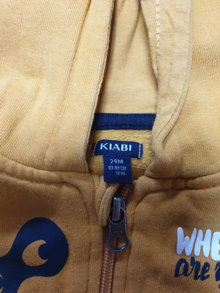 Veste zippée Kiabi 24 mois - photo numéro 2