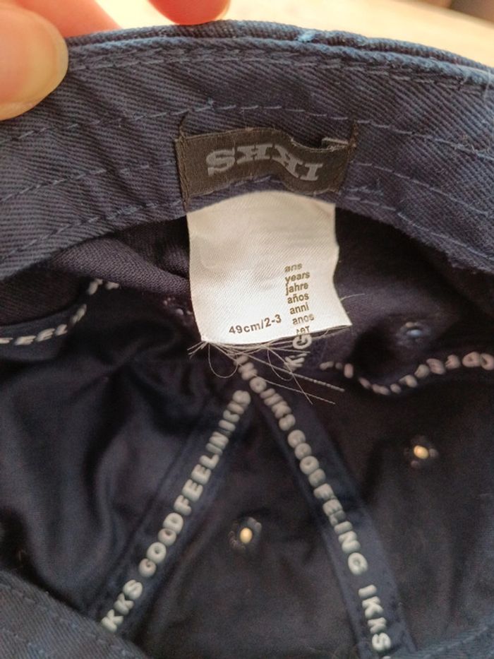 Casquette IKKS 49cm 2/3ans - photo numéro 2