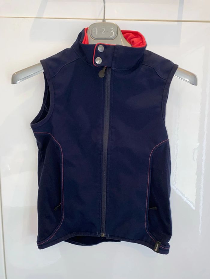 Gilet imperméable sans manche d’équitation