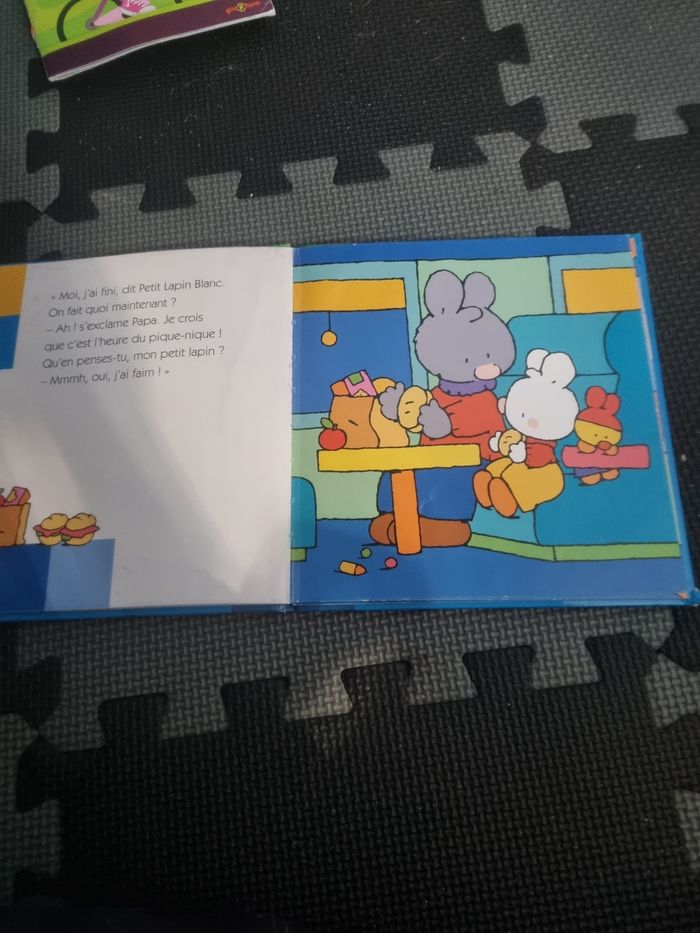 Livre enfant Petit Lapin Blanc :prend le train - photo numéro 5