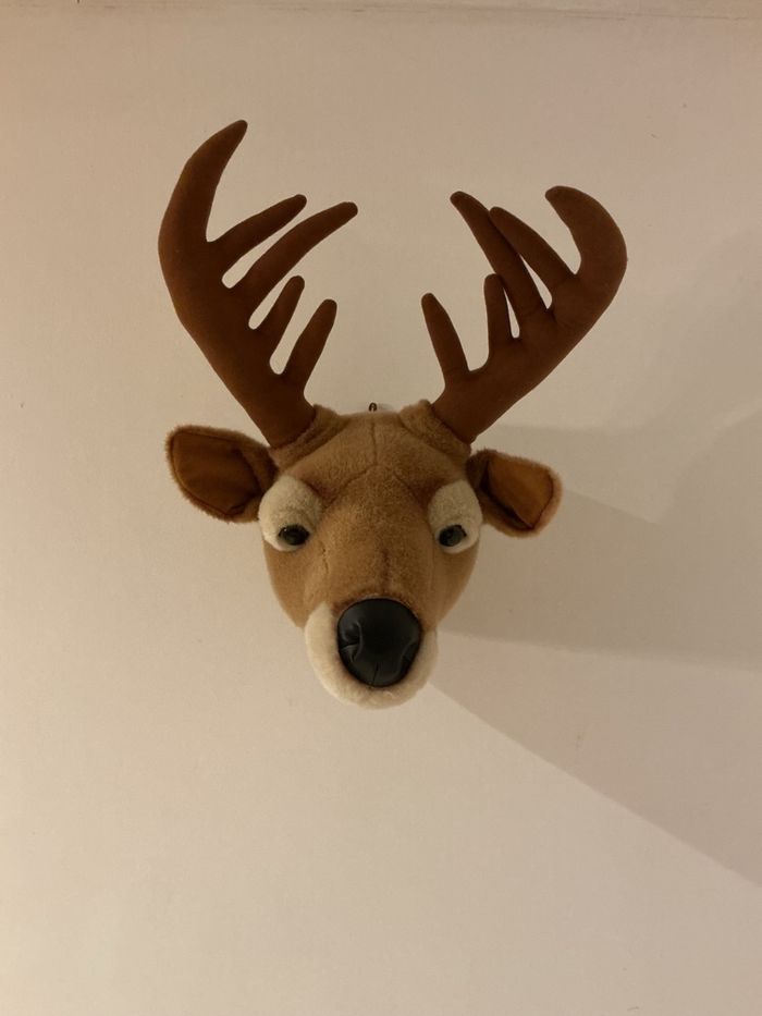 Trophée peluche cerf de la marque bibib & co