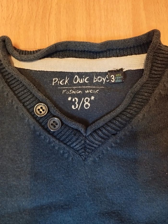 Pull pic oui boy 3 ans🧸 - photo numéro 2