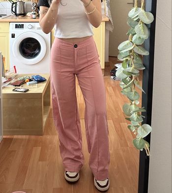 Pantalon fluide jambes évasées