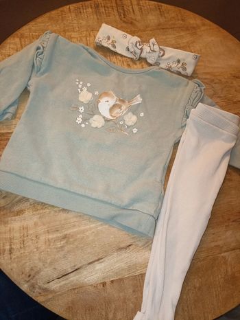 Ensemble fille 12 mois pull legging bandeau
