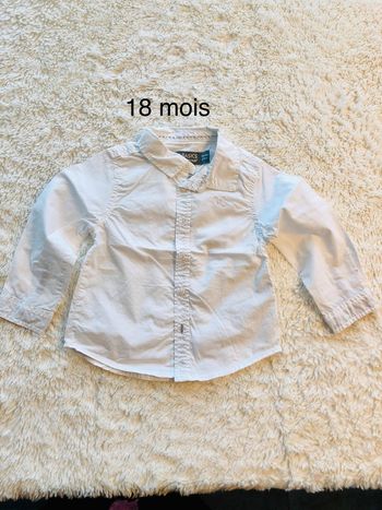 Chemise blanche manches longues