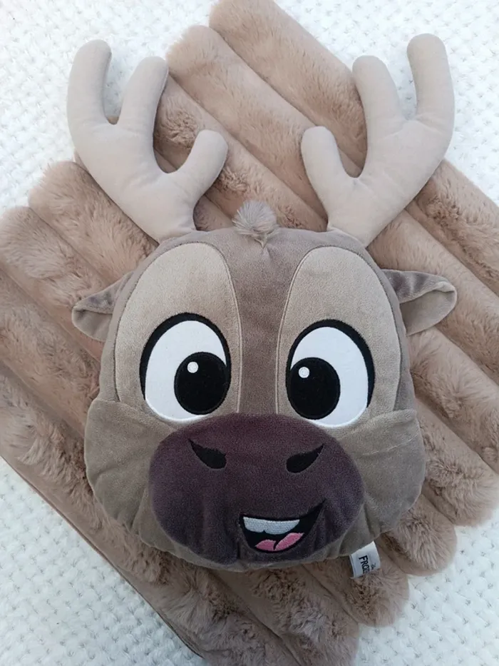 🔸Doudou Coussin Sven La Reine de Neige 2 Frozen II - Disney🔸