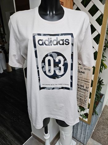 Adidas t-shirt beige 03 taille Xl