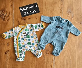Lot de pyjamas bébé garçon