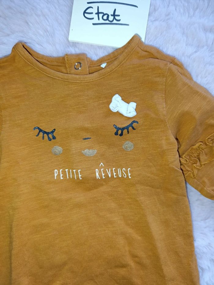 T shirt petit rêveuse orchestra noeud - photo numéro 3