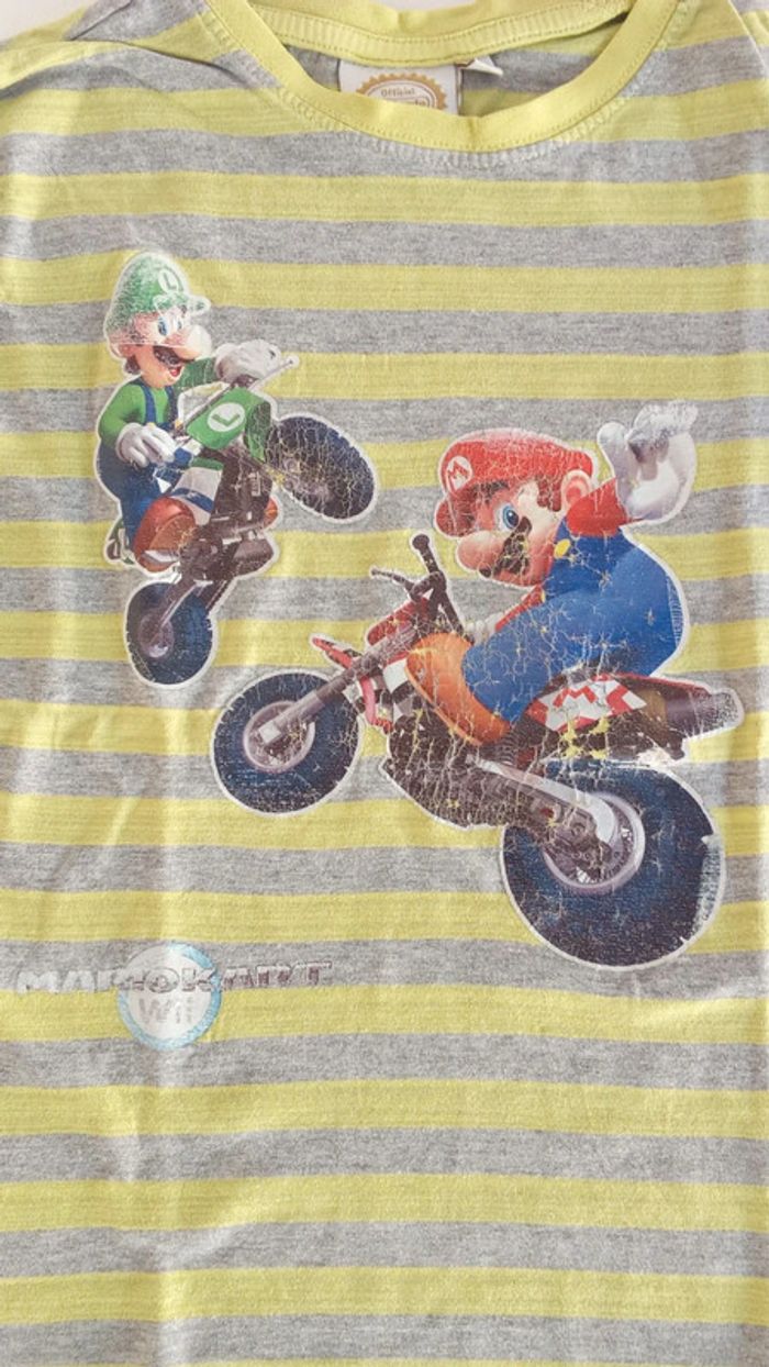 T-shirt Mario kart 10 ans - photo numéro 2
