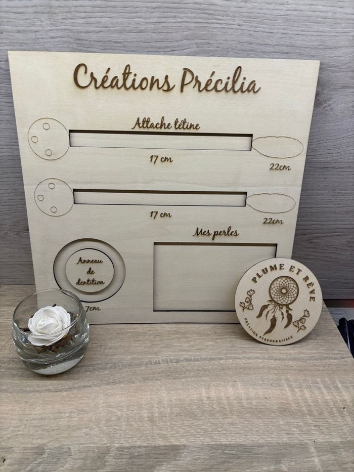 Gabarit attache tétine