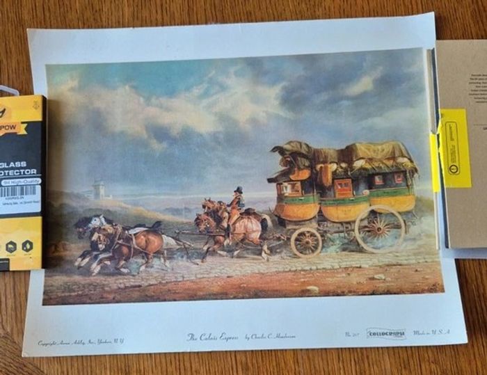 poster ou gravure calèche diligence - photo numéro 1