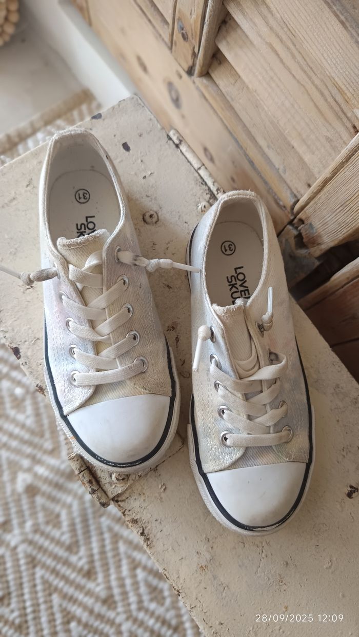 Basket fille style converses - photo numéro 3