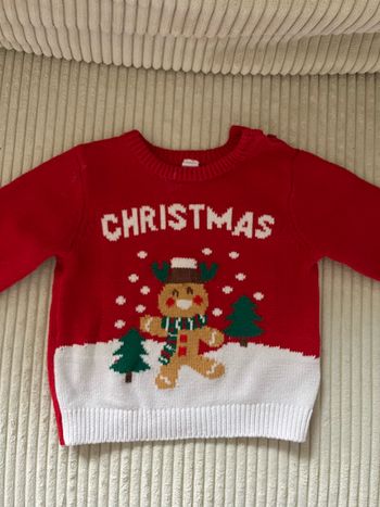 Pull de Noël scintillant 12 mois