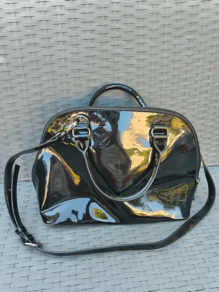 Sac à main avec bandoulière cuir venir Lipault Paris - photo numéro 4