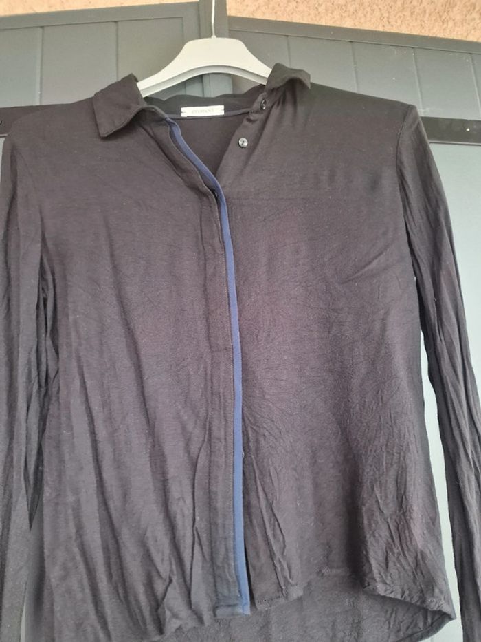 Chemise noir et bleu marine - photo numéro 3
