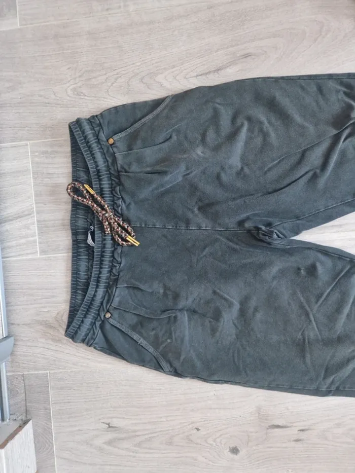 Pantalon carotte coton taille M - photo numéro 3