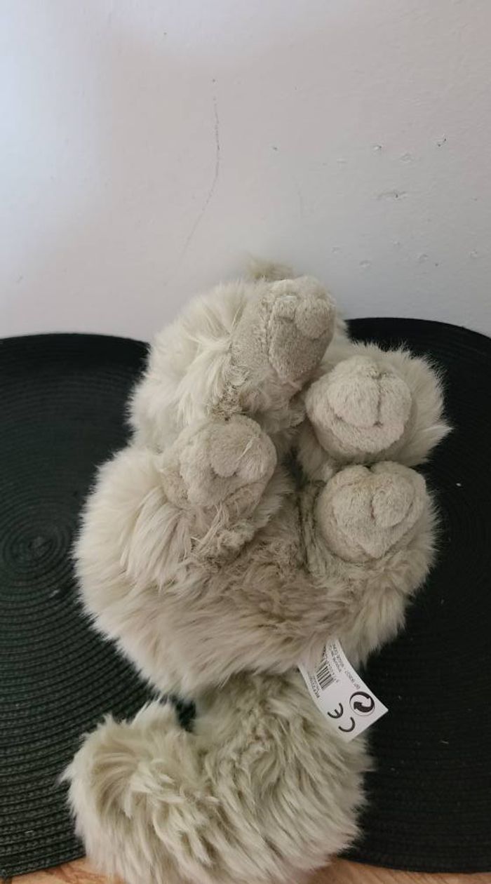 Peluche chat gris Playkids - photo numéro 4