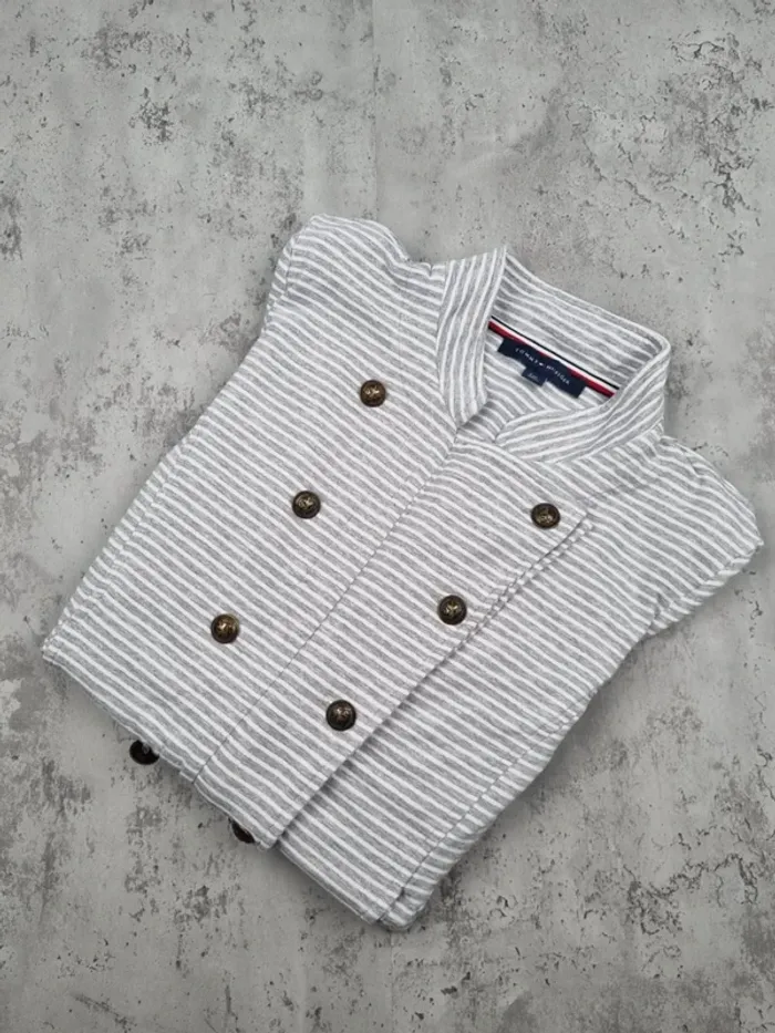 Veste officier Tommy Hilfiger rayée L Femmes
