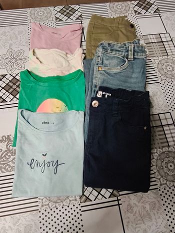 Lot vêtements fille 8 ans