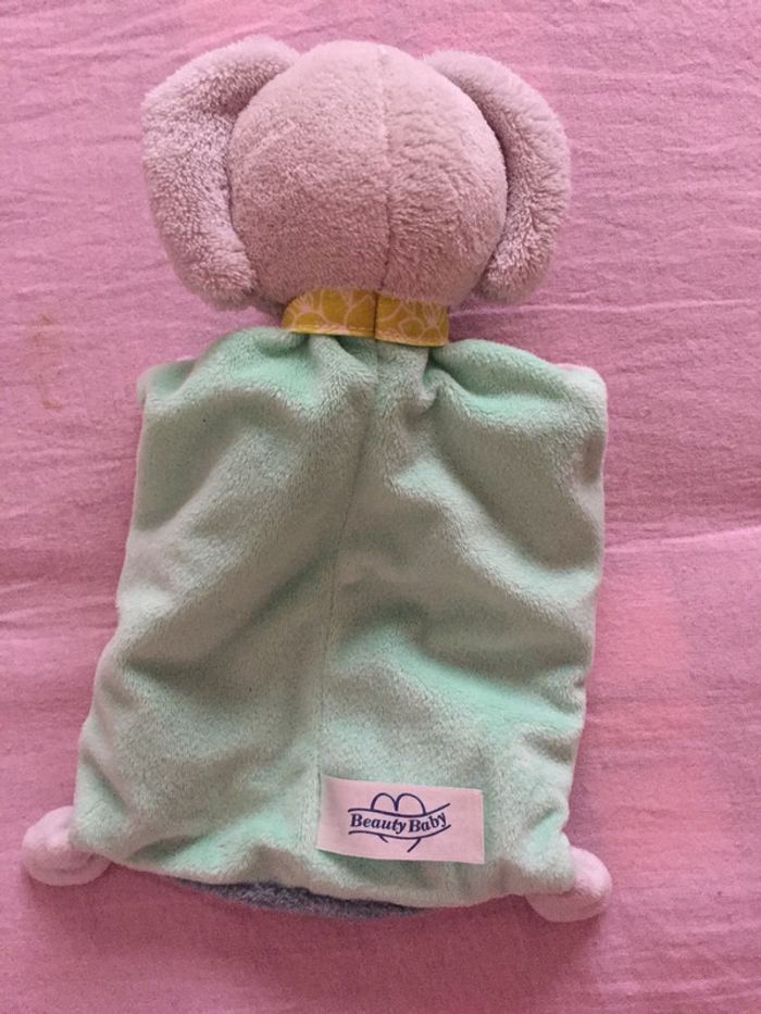 Doudou peluche éléphant Beauty Baby neuf - photo numéro 2