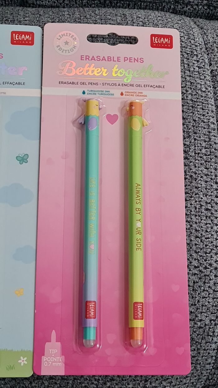 Legami Saint Valentin 2026 Oiseaux Inséparables Amoureux + Pâques 2025 Lapin Poussin = 2 Sets Neufs - photo numéro 4