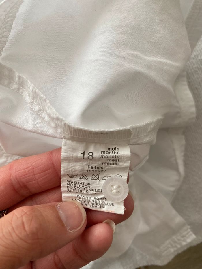 Chemise manches courtes / chemisette légère- 18 mois - Grain de Blé - BE - photo numéro 12